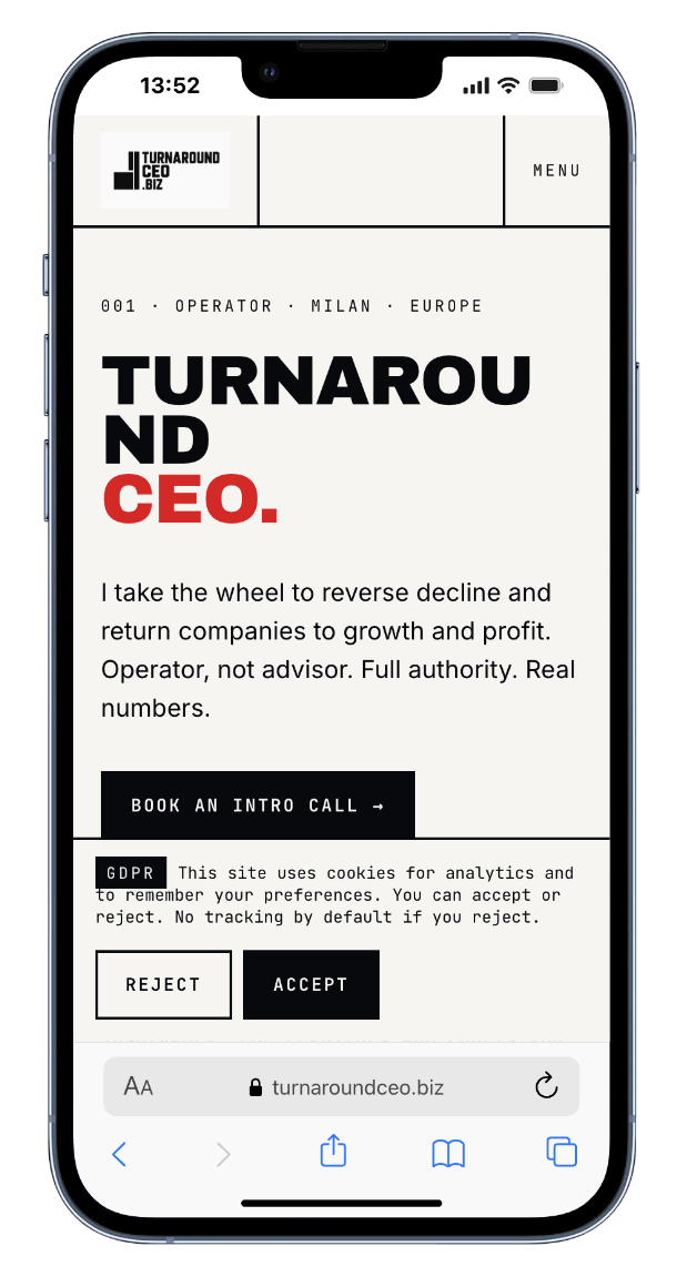 Turnaround CEO